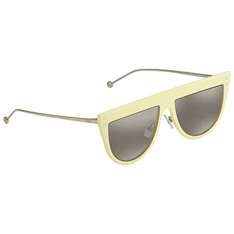 fendi sonnenbrille ff-71 uv 400 grau gelb|Damen Sonnenbrillen .